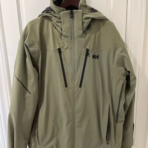 Helly Hansen Steilhang Insulated Ski Jacket (Men's), Green, XL